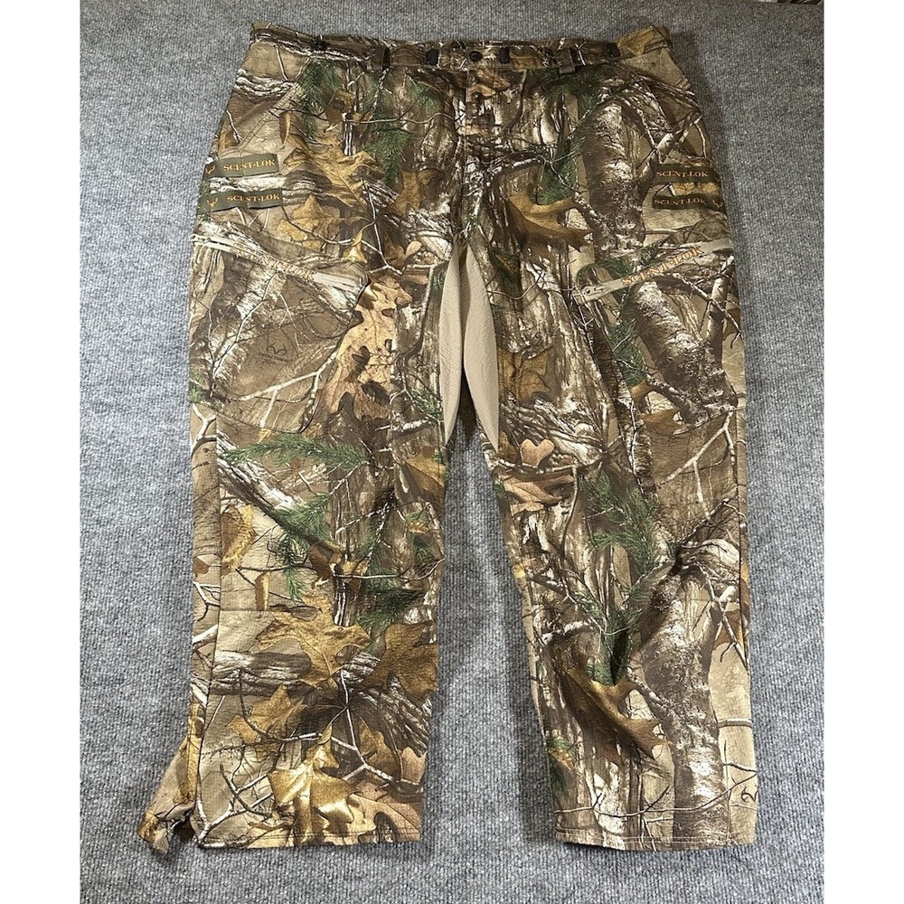 Scent Lok Men's 2XL Carbon Alloy Camo Hunting Pants 44" Waist